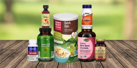 oatmeal and a wide variety of all-natural supplements