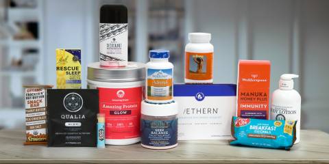 A selection of all-natural supplements to support your mind and body