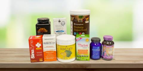 A collection of all-natural products ranging the spectrum