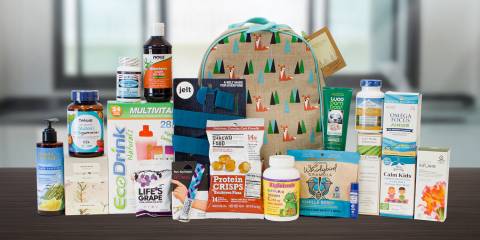 some cool gear, plus all-natural supplements, foods, and body care products