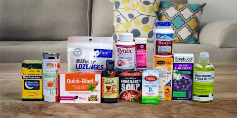 a huge collection of products for immunity and cold and flu relief