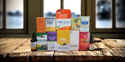a collection of all-natural immunity supplements
