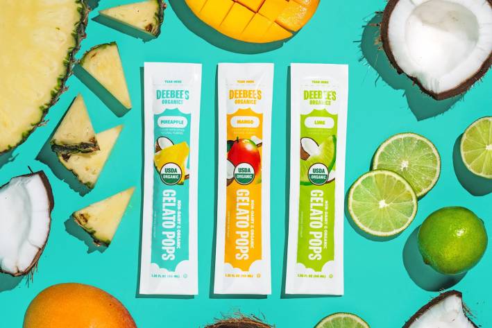 Tasty Tropical Treats a selection of gelato pops