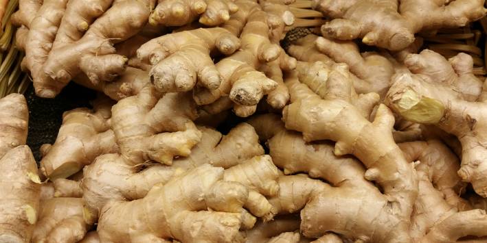 Ginger: Nature's Health Superstar a platter of sliced and whole ginger root