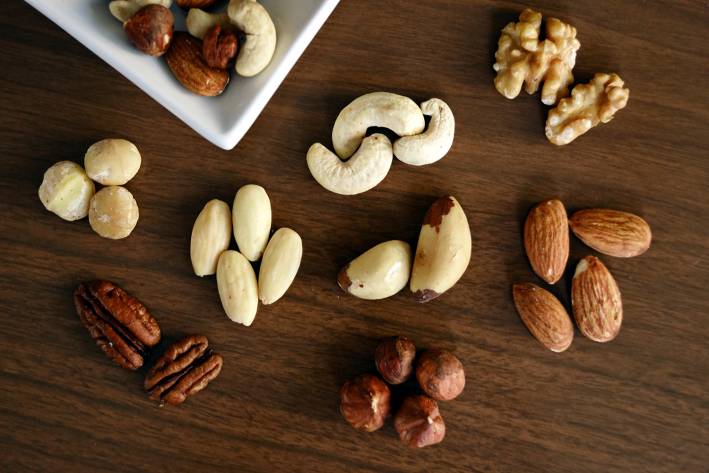 Omegas by the Numbers Walnuts, macadamias, and almonds