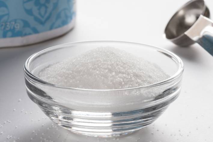 Stash the Sodium Iodized table salt in an ingredient bowl.