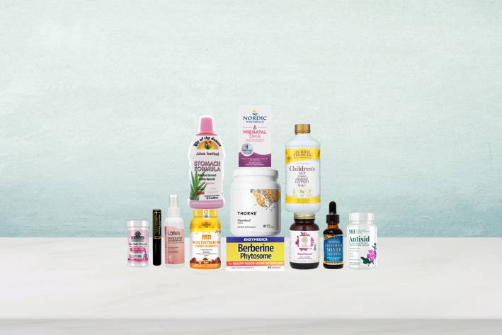 a collection of health and wellness products for various life stages