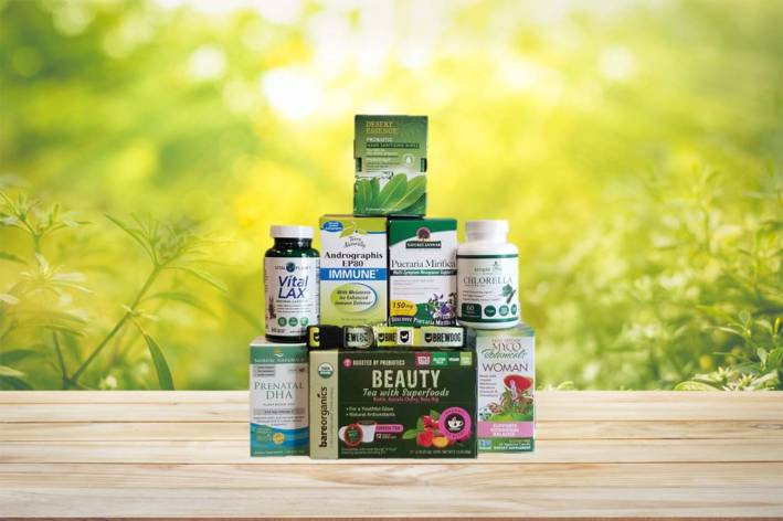 a variety of all-natural products for women's health and wellness