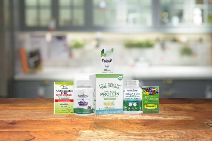 a collection of all-natural supplements