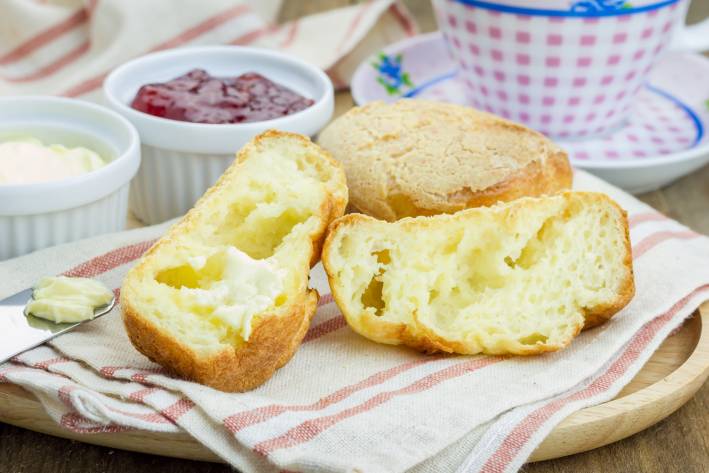 Big Breakfast Popover fresh popovers served with butter and jam