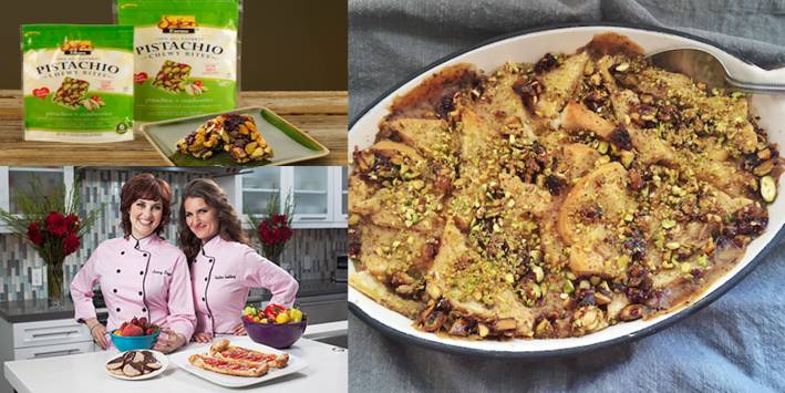 Pistachio Chewy Bite Bread Pudding Bread Pudding