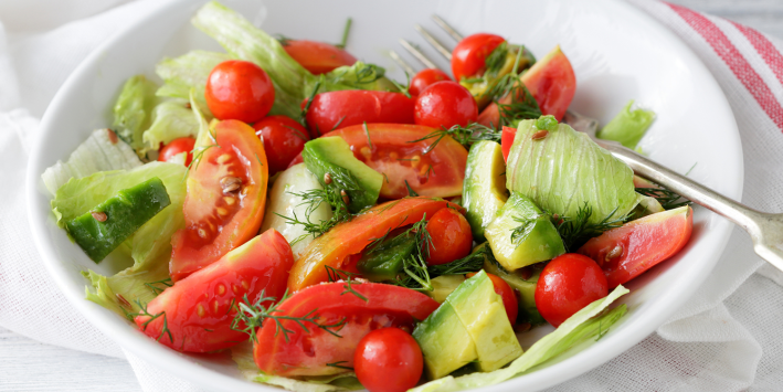 Three-Minute Tomato and Avocado Salad avocado tomato salad